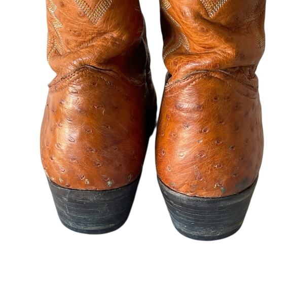 Arturo's western Ostrich cowboy boots Size:11 - Picture 6 of 8